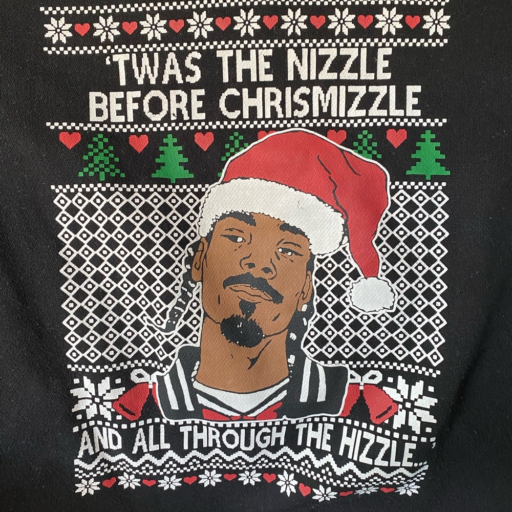 Snoop Dogg Xmas sweatshirt- unisex M/L